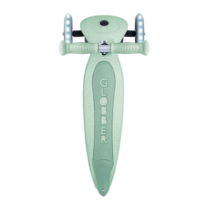 Globber Scooter Scooter Infantil 3 Ruedas Globber Ecológico Plegable con Luces Pistachio 692-505-2