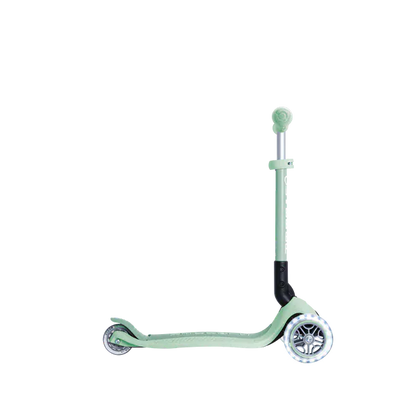 Globber Scooter Scooter Infantil 3 Ruedas Globber Ecológico Plegable con Luces Pistachio 692-505-2