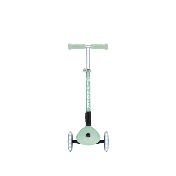 Globber Scooter Scooter Infantil 3 Ruedas Globber Ecológico Plegable con Luces Pistachio 692-505-2