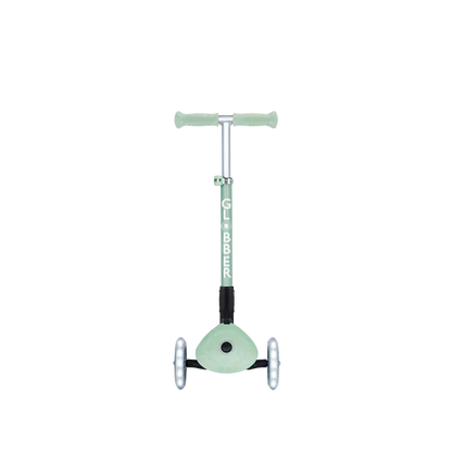 Globber Scooter Scooter Infantil 3 Ruedas Globber Ecológico Plegable con Luces Pistachio 692-505-2