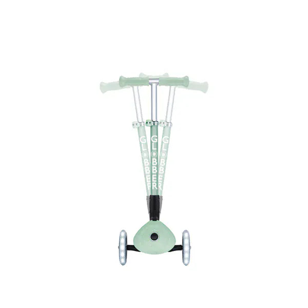 Globber Scooter Scooter Infantil 3 Ruedas Globber Ecológico Plegable con Luces Pistachio 692-505-2