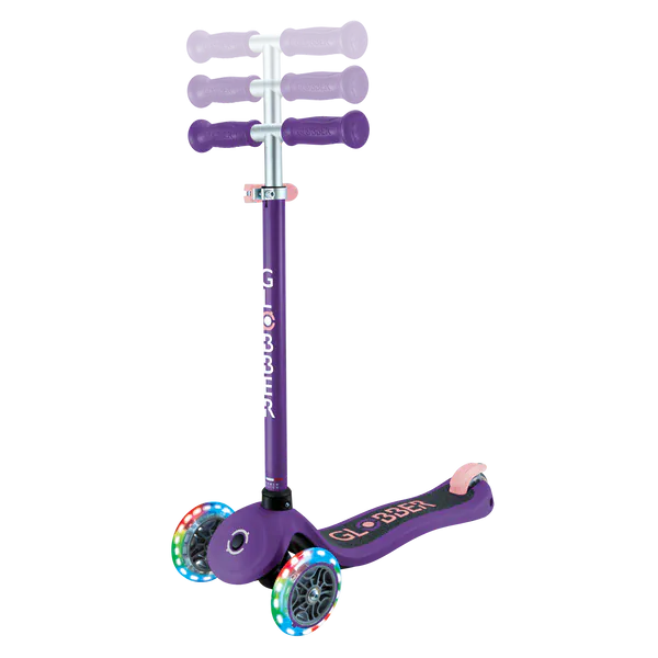 Globber Scooter Scooter Infantil Globber Primo Lights Dark Purple 423-603