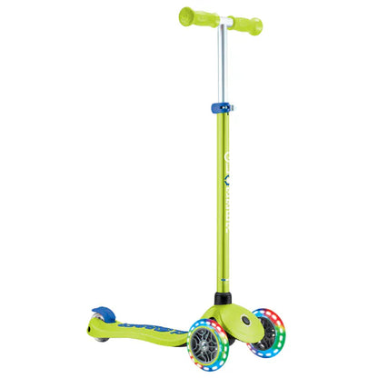 Globber Scooter Scooter Infantil Globber Primo Plus Lights Lima Green 442-606-4