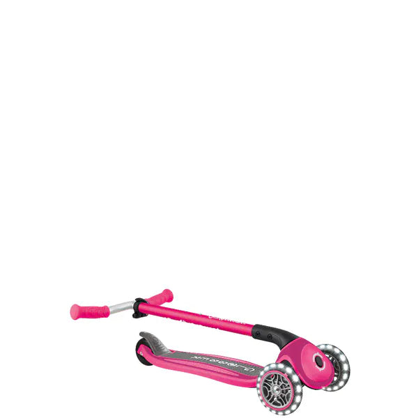 Globber Scooter Scooter Infantil Maxi Lights con Luces LED Pink 663-110