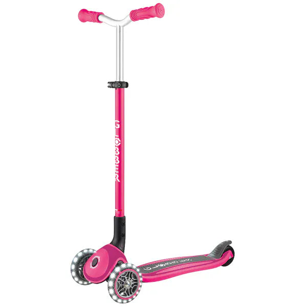 Globber Scooter Scooter Infantil Maxi Lights con Luces LED Pink 663-110