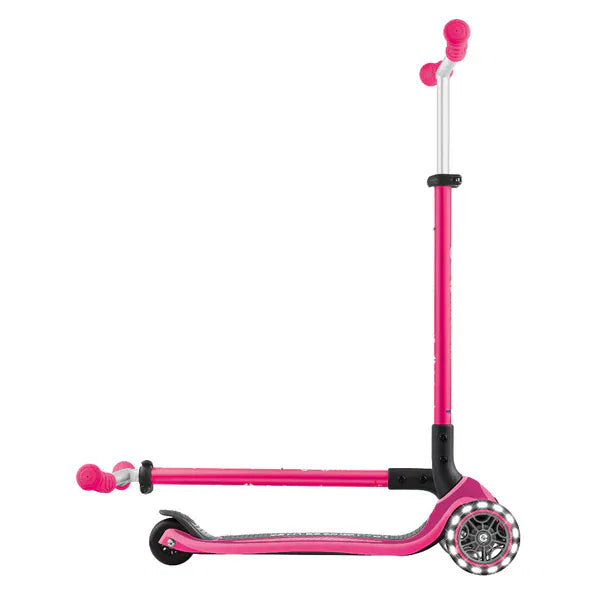Globber Scooter Scooter Infantil Maxi Lights con Luces LED Pink 663-110