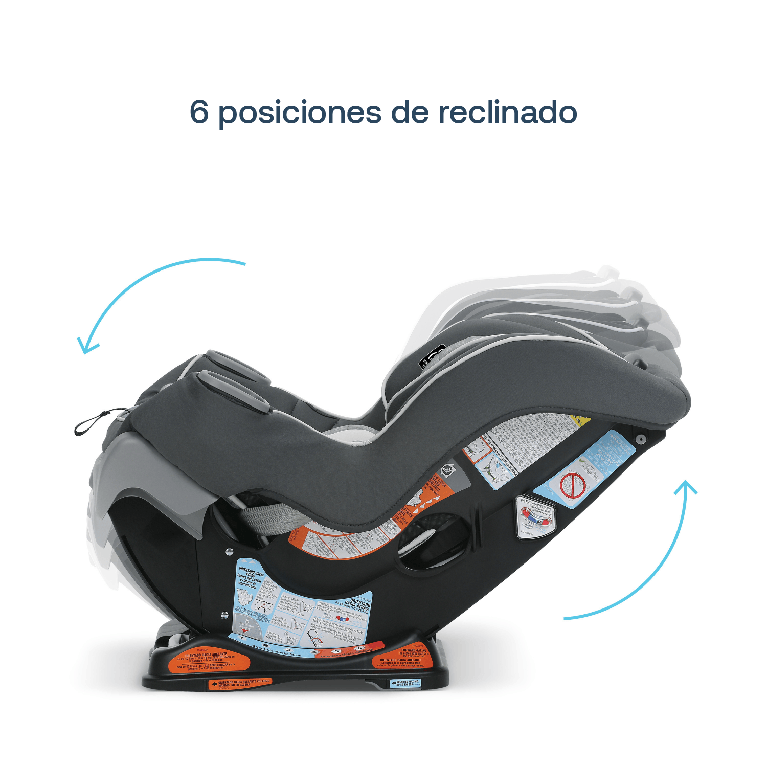 Graco Silla de auto convertible Silla de auto para bebe convertible Extend2fit Gothan  -  2 en 1 Graco GR42201963212