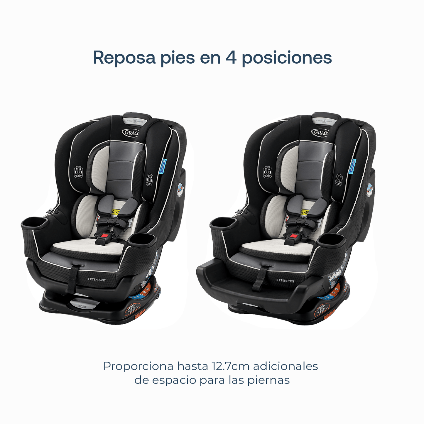 Graco Silla de auto convertible Silla de auto para bebe convertible Extend2fit Gothan  -  2 en 1 Graco GR42201963212