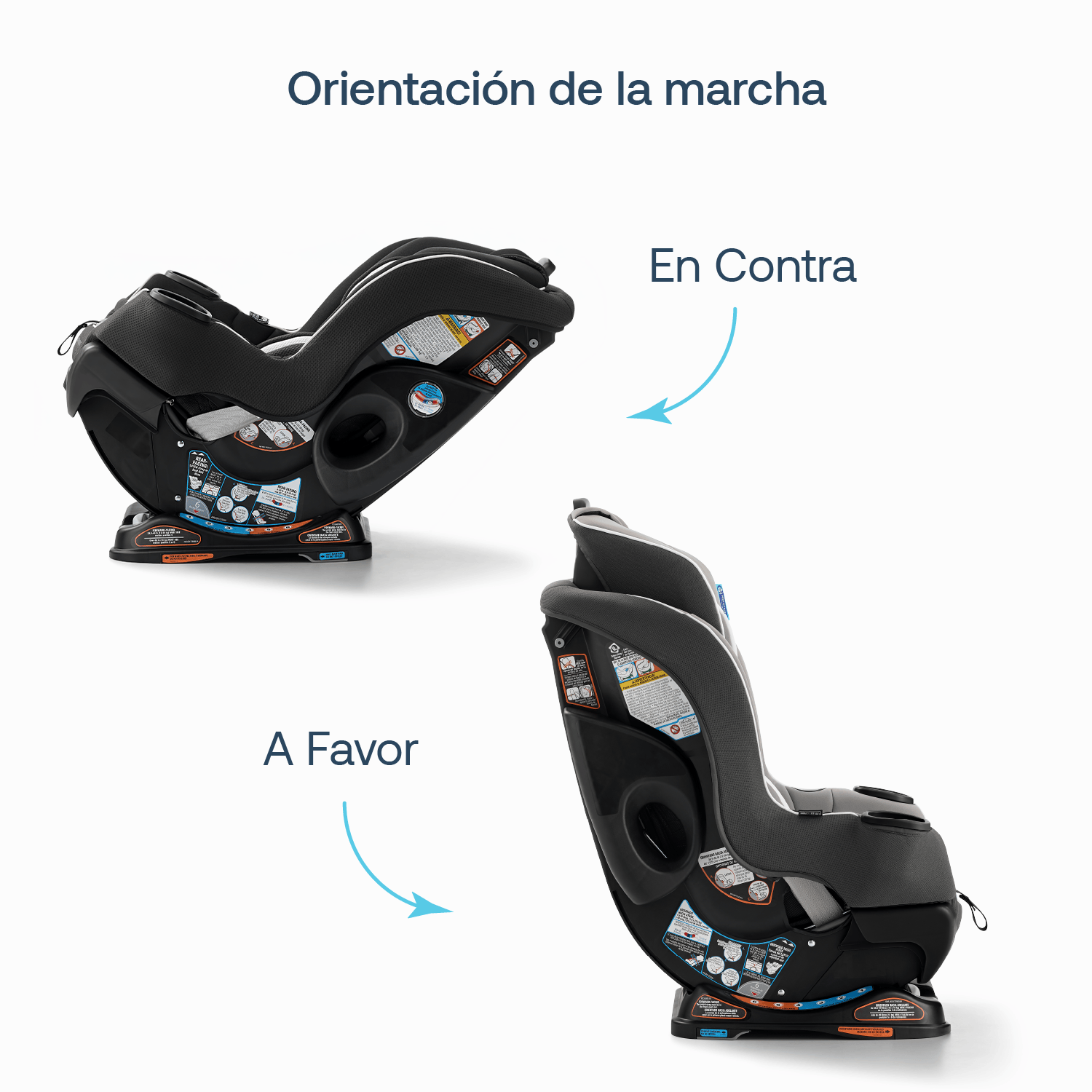 Graco Silla de auto convertible Silla de auto para bebe convertible Extend2fit Gothan  -  2 en 1 Graco GR42201963212