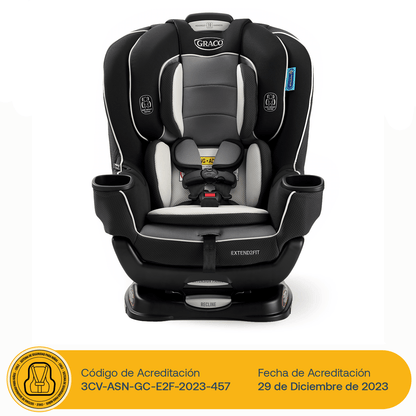 Graco Silla de auto convertible Silla de auto para bebe convertible Extend2fit Gothan  -  2 en 1 Graco GR42201963212