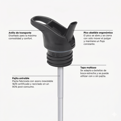 Gubii Alimentación Botella Rosada Flamenco Klean Kanteen- Gubii 763332080514