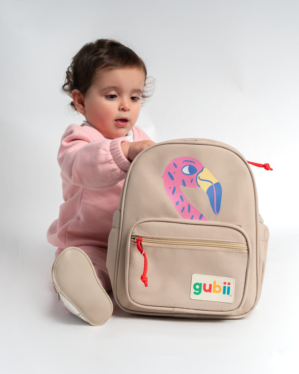 Gubii Mochila Mochila pequeños salvajes Flamenco Marfil - Gubii 64173052