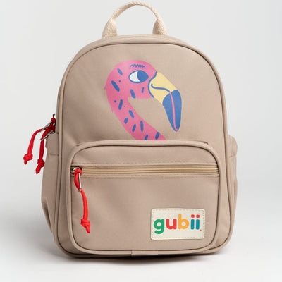 Mochila pequeños salvajes Flamenco Marfil - Gubii