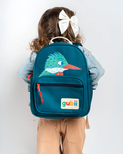 Gubii Mochila Mochila pequeños salvajes Martín pescador verde petroleo - Gubii 64861180