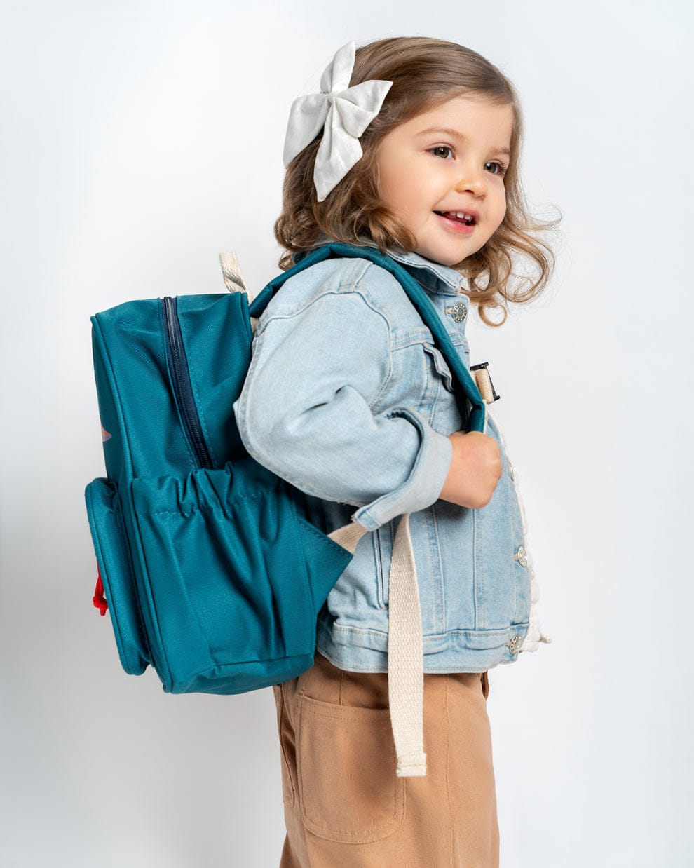 Gubii Mochila Mochila pequeños salvajes Martín pescador verde petroleo - Gubii 64861180