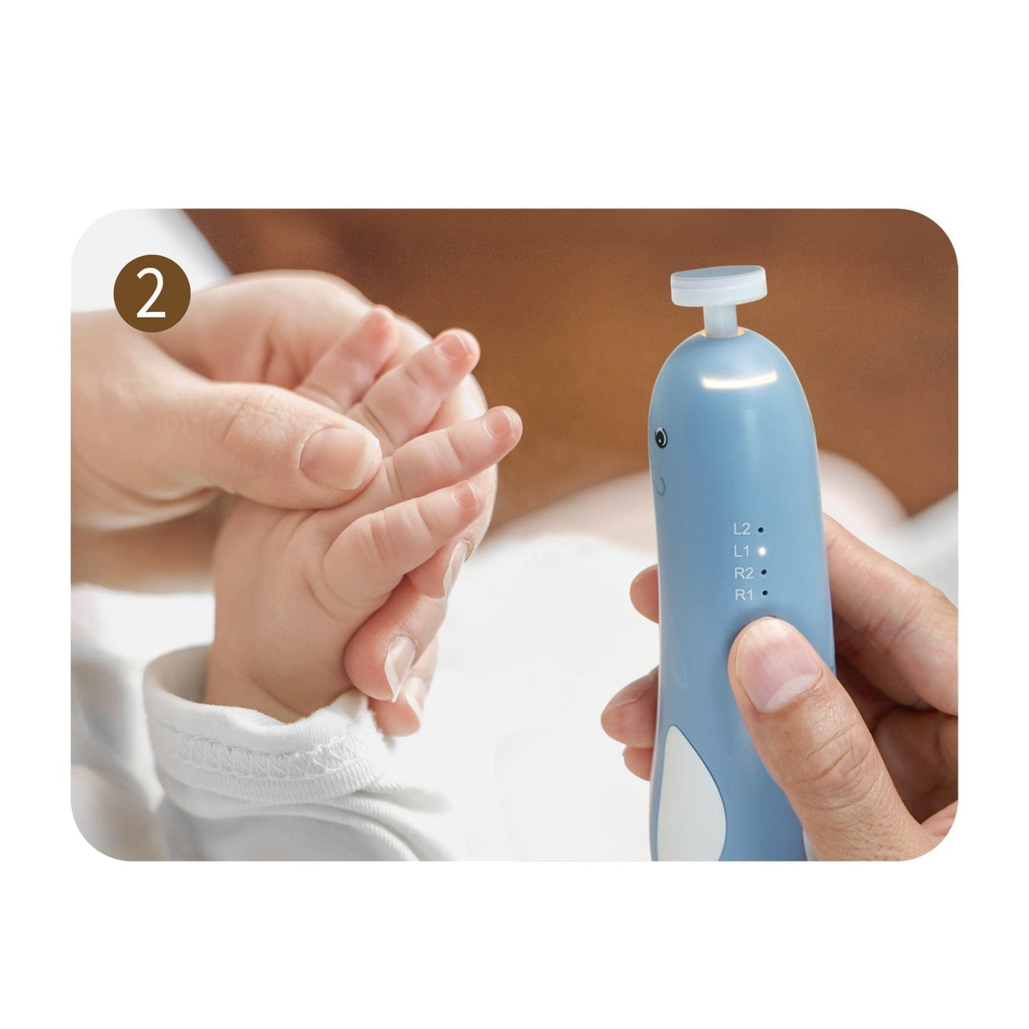 Haakaa Cuidado Personal Limador de uñas eléctrico Friendly Whale - Haakaa SGE088