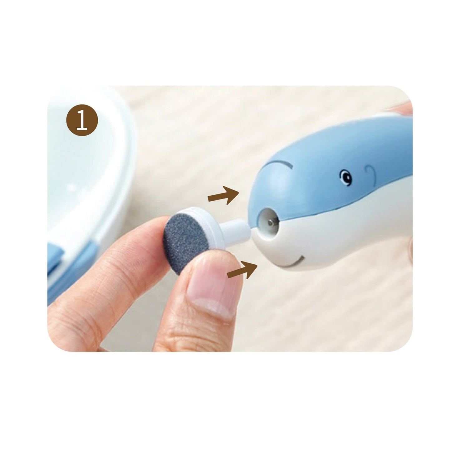 Haakaa Cuidado Personal Limador de uñas eléctrico Friendly Whale - Haakaa SGE088