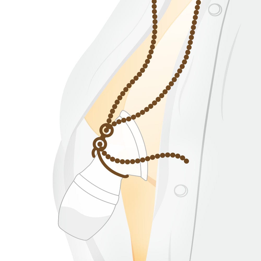 Haakaa Lactancia Materna Correa de silicona Palo rosa - Haakaa MHK109-BH