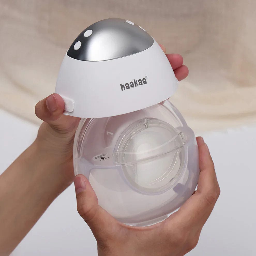 Haakaa Lactancia Materna Extractor de Leche Eléctrico Doble Portátil E-Ladybug Deluxe - Haakaa