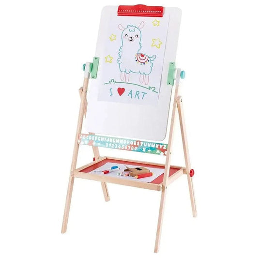 Hape Arte / Manualidades Pizarra blanca y negra 3 en 1 plegable de doble cara - Hape E1063