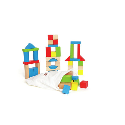Hape Bloques / Construcción 50 bloques de madera - Hape E0409