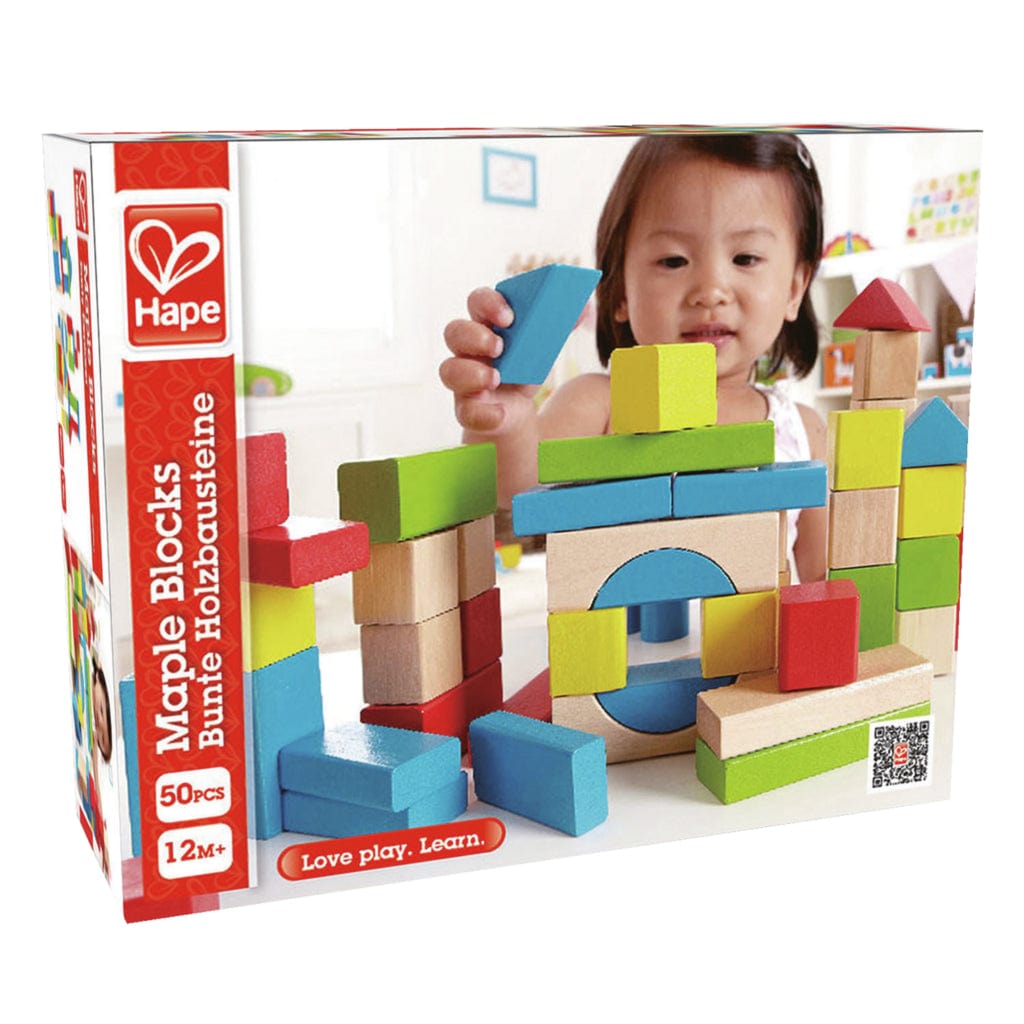Hape Bloques / Construcción 50 bloques de madera - Hape E0409