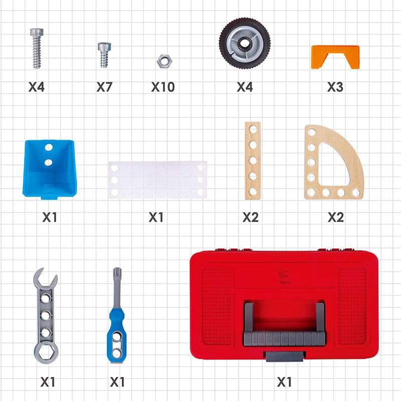 HAPE Destreza y Habilidades Set Armado de Autos E3038
