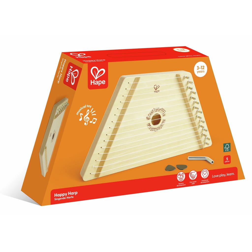 Hape Instrumentos musicales Arpa feliz - Hape E0323