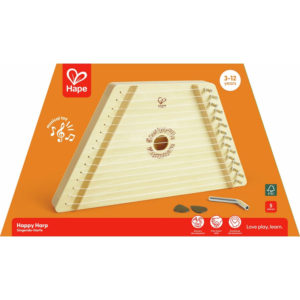Hape Instrumentos musicales Arpa feliz - Hape E0323