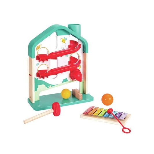 Hape Instrumentos musicales Juego musical carrera de pelotas mansión melody - Hape E0512