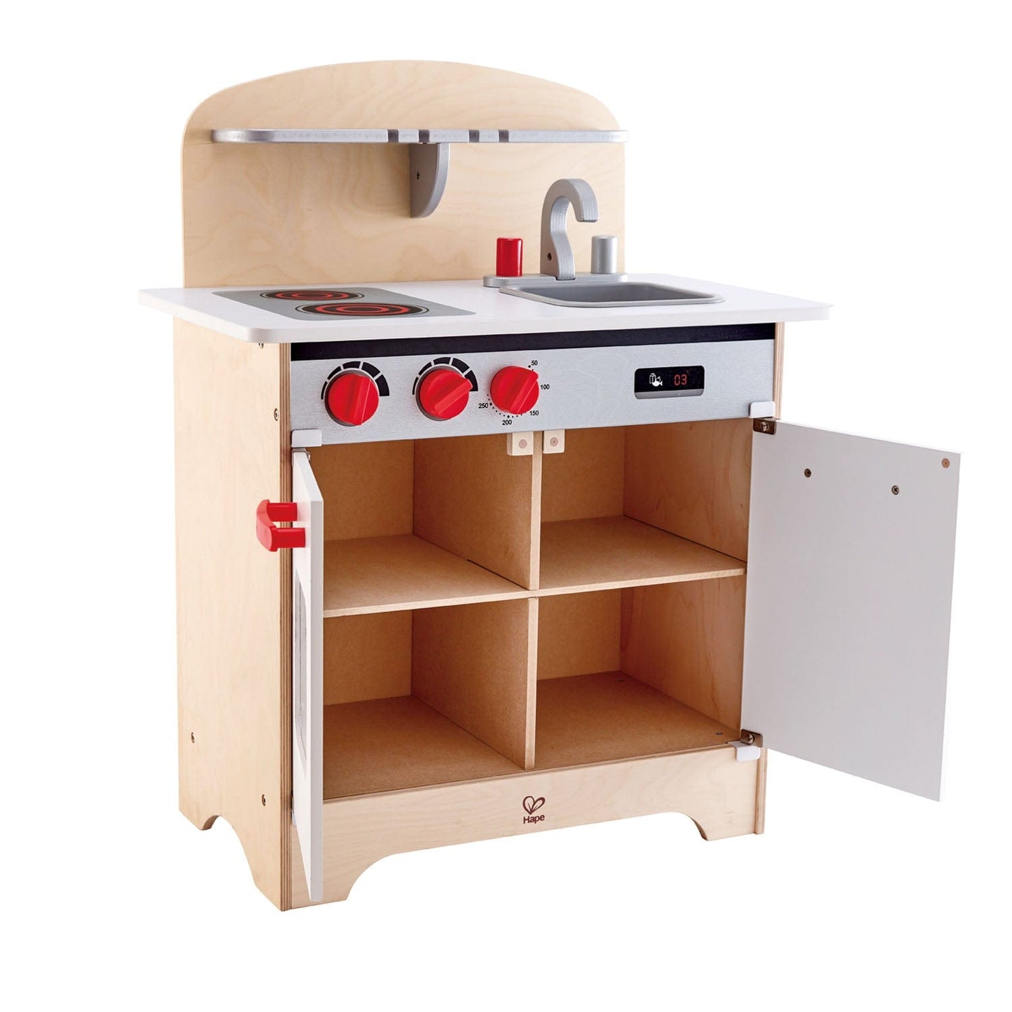Hape Juegos de roles Cocina de madera gourmet blanca - Hape E3152