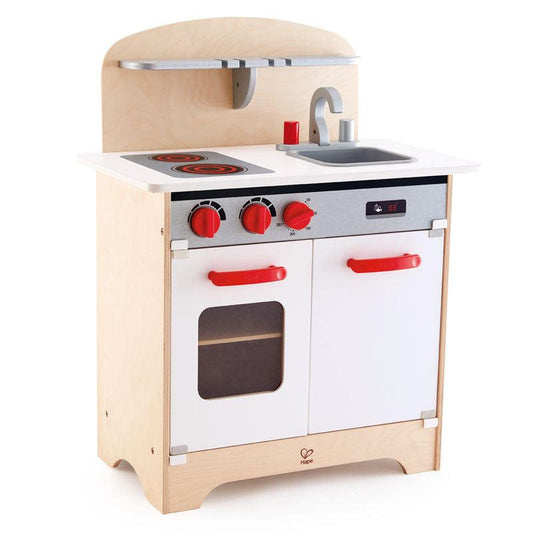 Hape Juegos de roles Cocina de madera gourmet blanca - Hape E3152