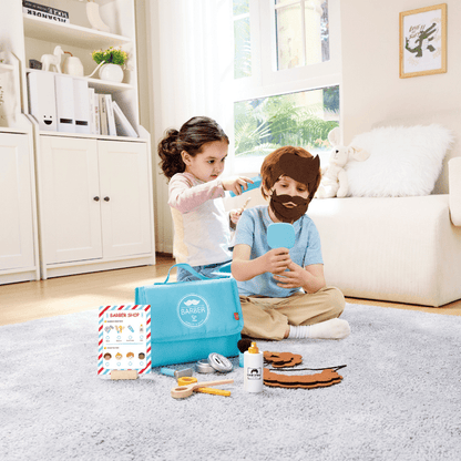 Hape Juegos de roles Kit de Barberia - Hape E3226