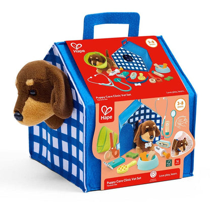 Hape Juegos de roles Set Clínica veterinaria para cachorros - Hape E3229