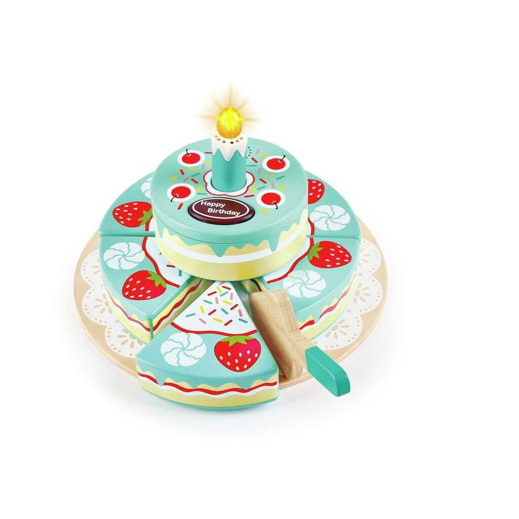 Hape Juegos de roles Torta de cumpleaños interactiva - Hape E3180