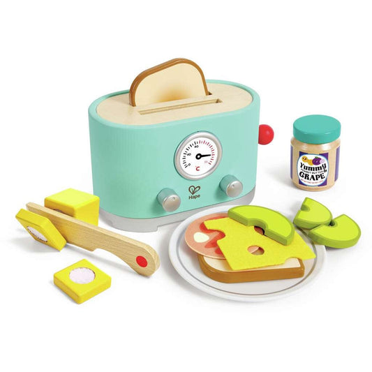 Hape Juegos de roles Tostadora de madera Ding & Pop-up - Hape E3215