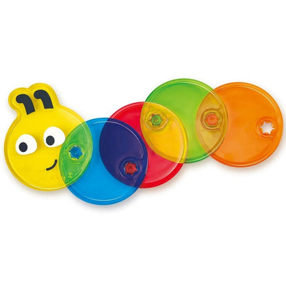 Hape Juguetes de actividades para bebés Juego oruga de colores - Hape E1004