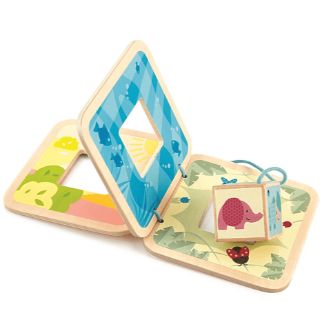 HAPE Libros Libro de Madera Animales Aventureros E8523