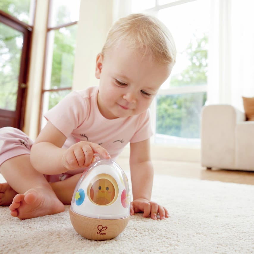 Hape Puzzles y encajes Apilador Wobble Wonder - Hape E0514