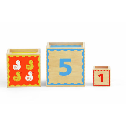 Hape Puzzles y encajes Bloques Pirámide del juego - Hape E0413