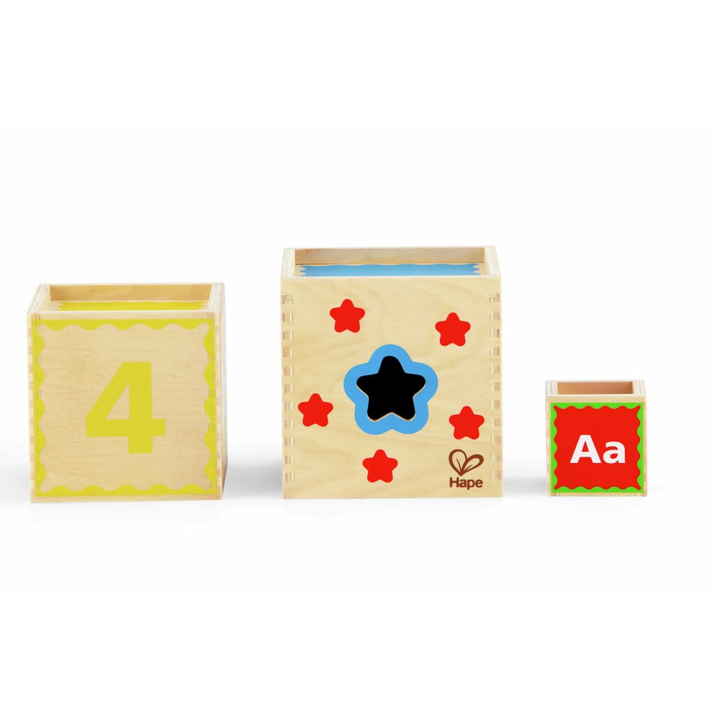 Hape Puzzles y encajes Bloques Pirámide del juego - Hape E0413