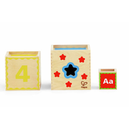Hape Puzzles y encajes Bloques Pirámide del juego - Hape E0413