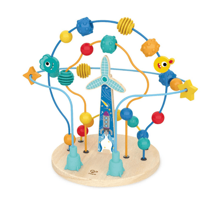 Hape Puzzles y encajes Laberinto de cuentas galaxia - Hape E0525