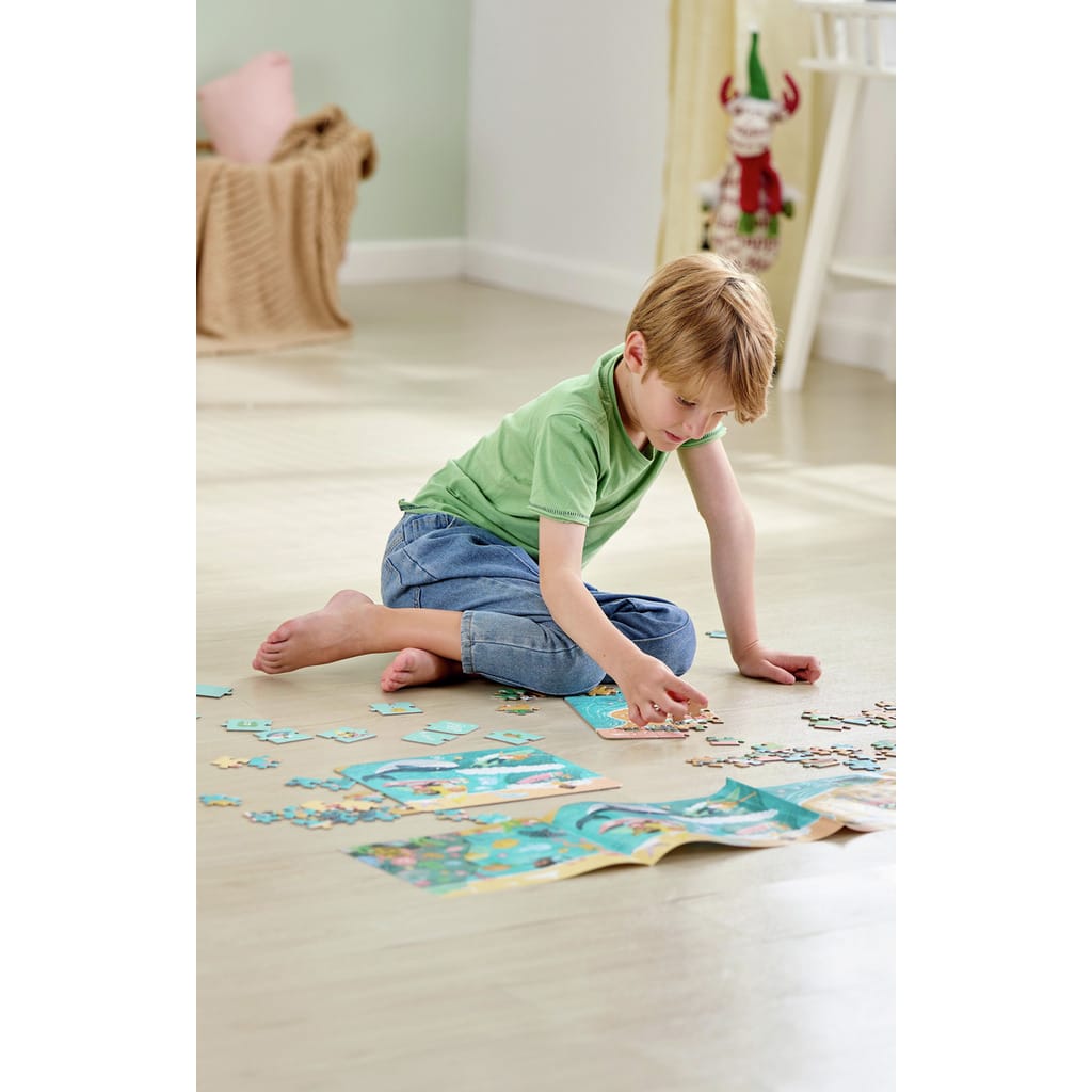 Hape Puzzles y encajes Puzzle amigos del mar - Hape E1645