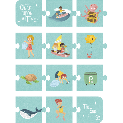 Hape Puzzles y encajes Puzzle amigos del mar - Hape E1645