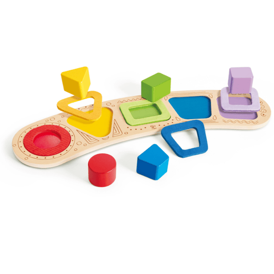 Hape Puzzles y encajes Rompecabezas de clasificación de colores y formas - Hape E1666