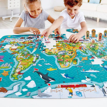 Hape Puzzles y encajes Rompecabezas Países del Mundo - Hape E1626