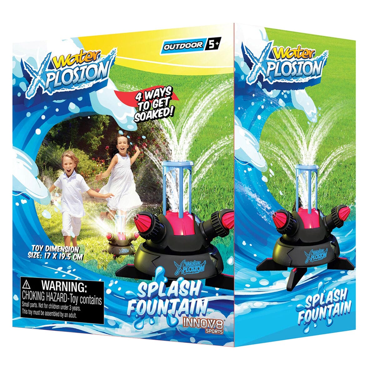 HOSTFULL Juegos de Exterior Juego de agua Splash Fountain - Hostfull 64730