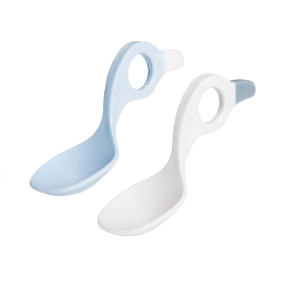 I Can Alimentación Set 2 cucharas para comer bebé celeste blanco - ICan 7350084550025