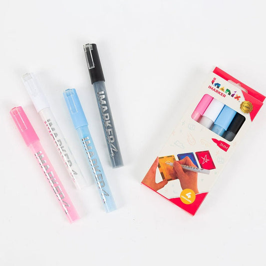 Imanix Juegos Magnéticos 4 Plumones Imarker - Imanix IMA-PEN4